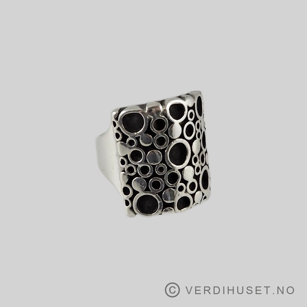 Ring i sølv - Uni D-A