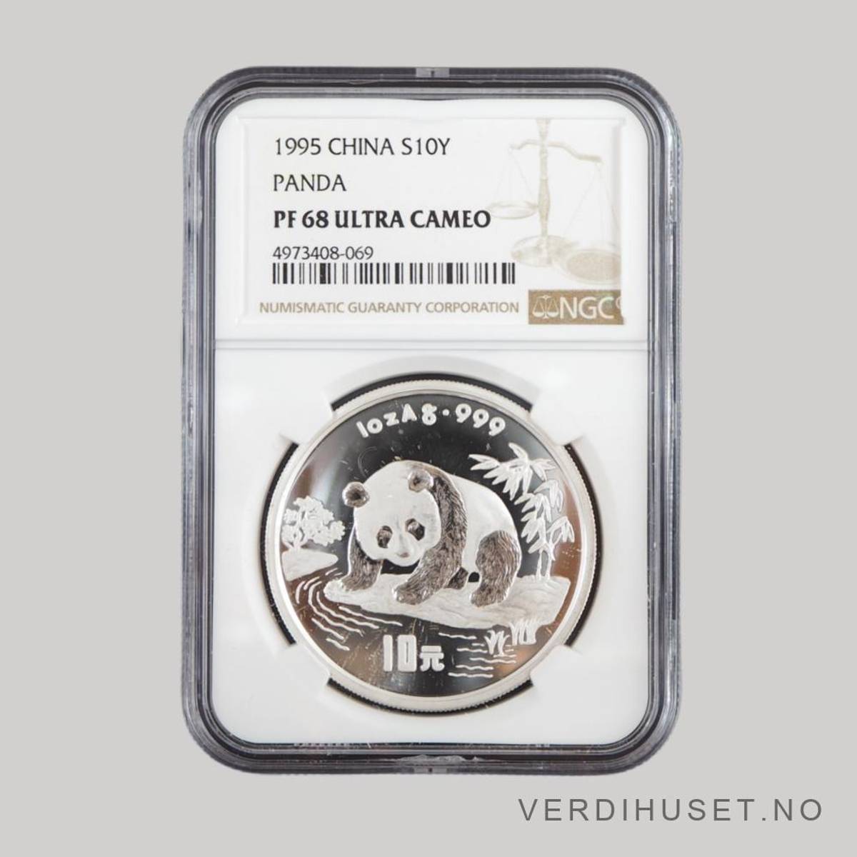 10 Yuan 1995 PF 68 Ultra Cameo - Panda