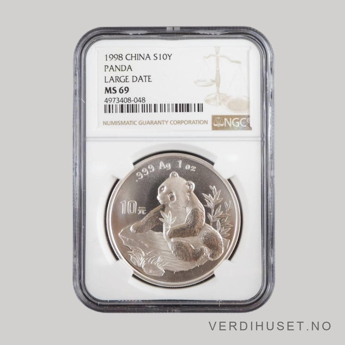 10 Yuan 1998 MS 69 - Panda