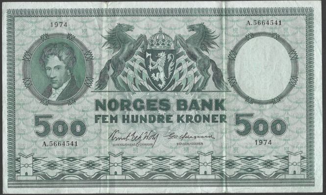 Hovedbilde 500 Kr 1974 A Kv  1 (A.5664541)