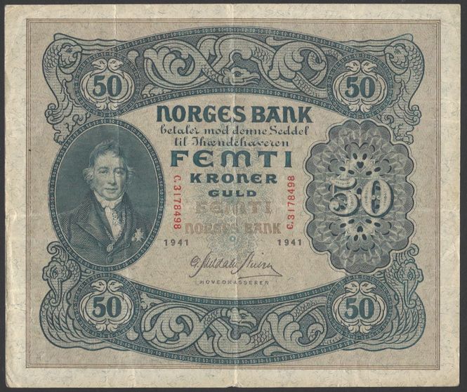 Hovedbilde 50 kr 1941 C kv 1 (C.3178498)