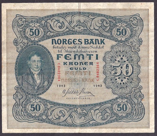 Hovedbilde 50 kr 1943 C kv g 1 (C8482364)