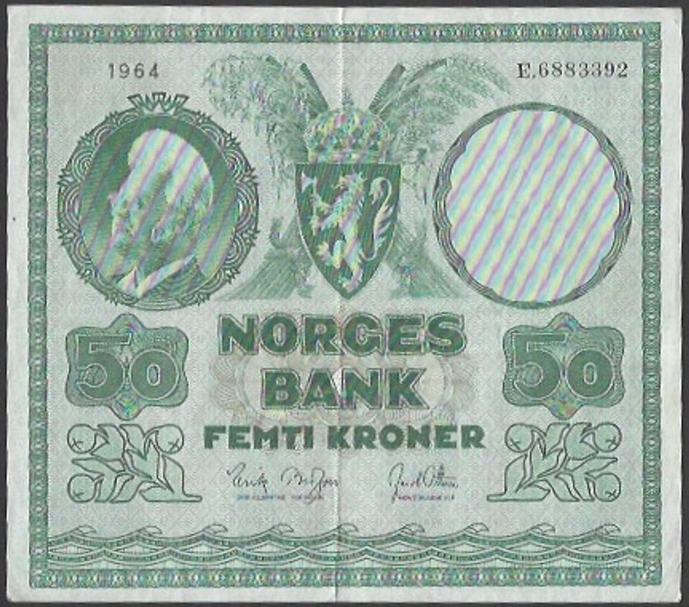50 kr 1964 E Kv g1 (E. 6883392)