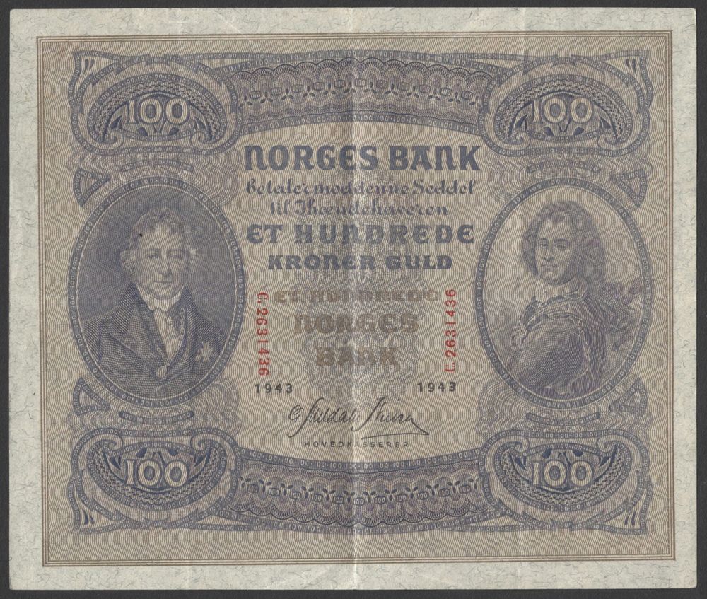 100 kr 1943 C kv 1+ (C.2631436) 