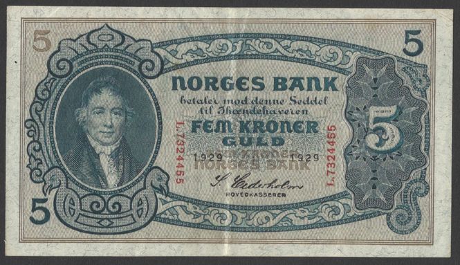 Hovedbilde 5 kr 1929 L Kv s01 (L.7324455)