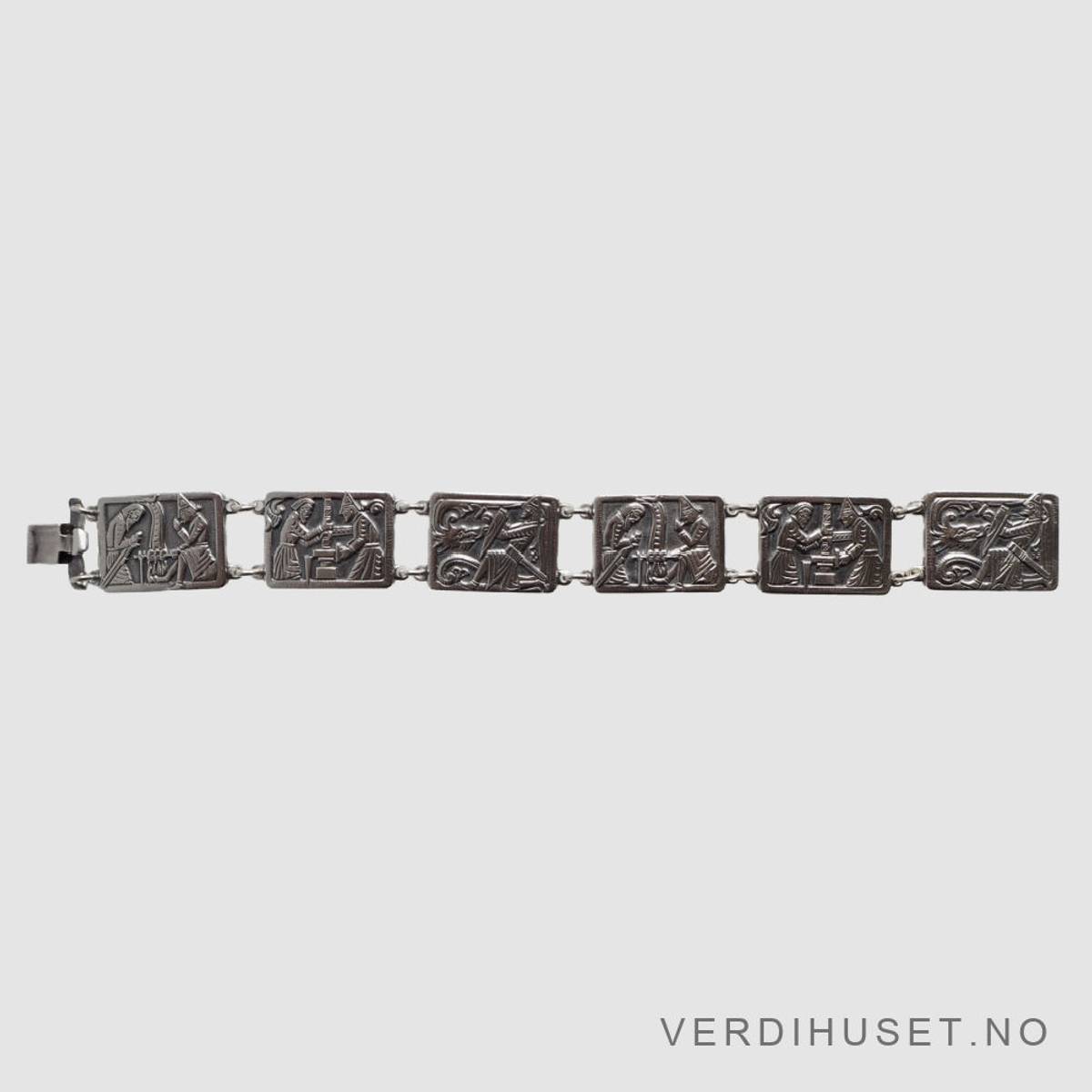 Armbånd i sølv - Nils M. Elvik