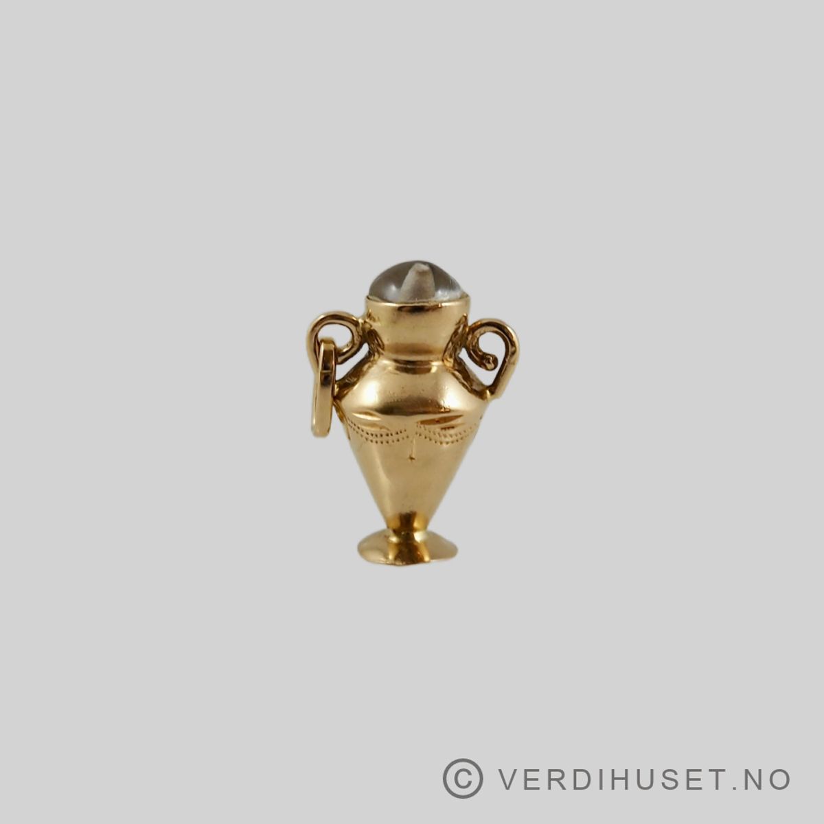 Charm i 18 K gull - Vase/Urne