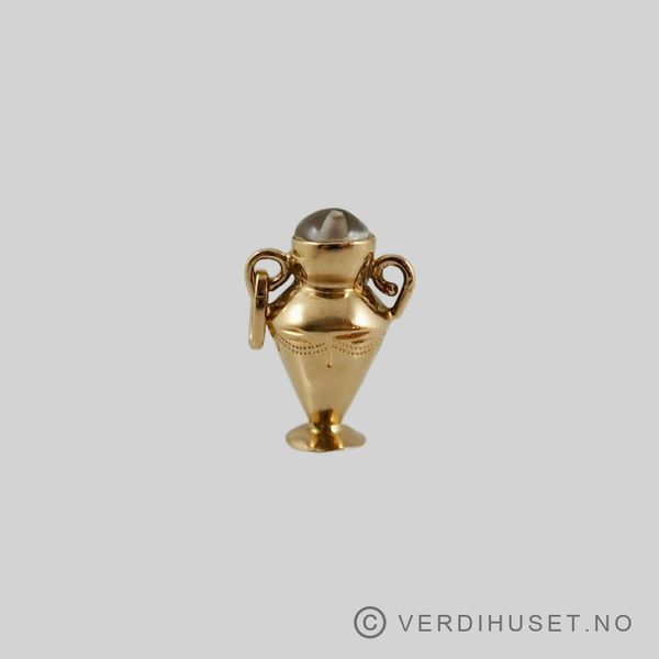 Hovedbilde Charm i 18 K gull - Vase/Urne