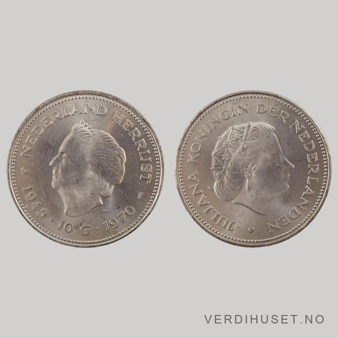 Hovedbilde 10 Gulden 1970 - Nederland