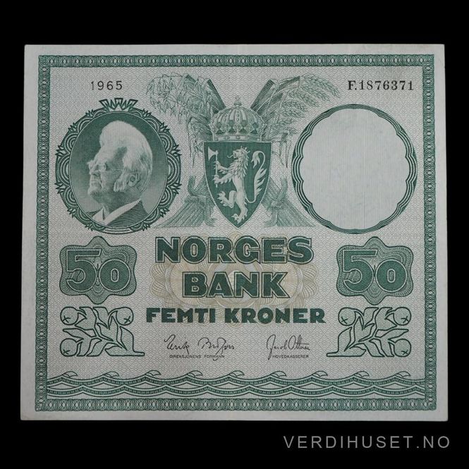 Hovedbilde 50 Kr 1965 F Kv 1 (F.1876371)