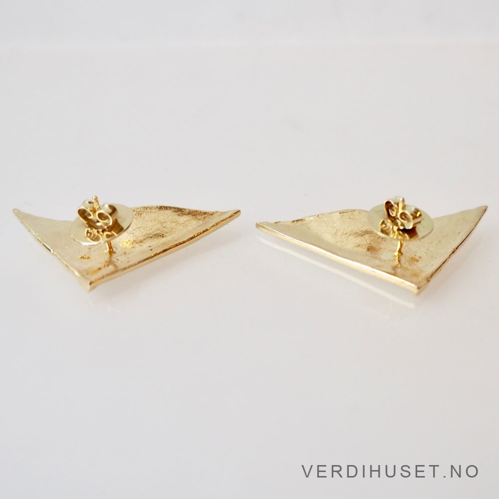 Ørepynt i 14 K gull 