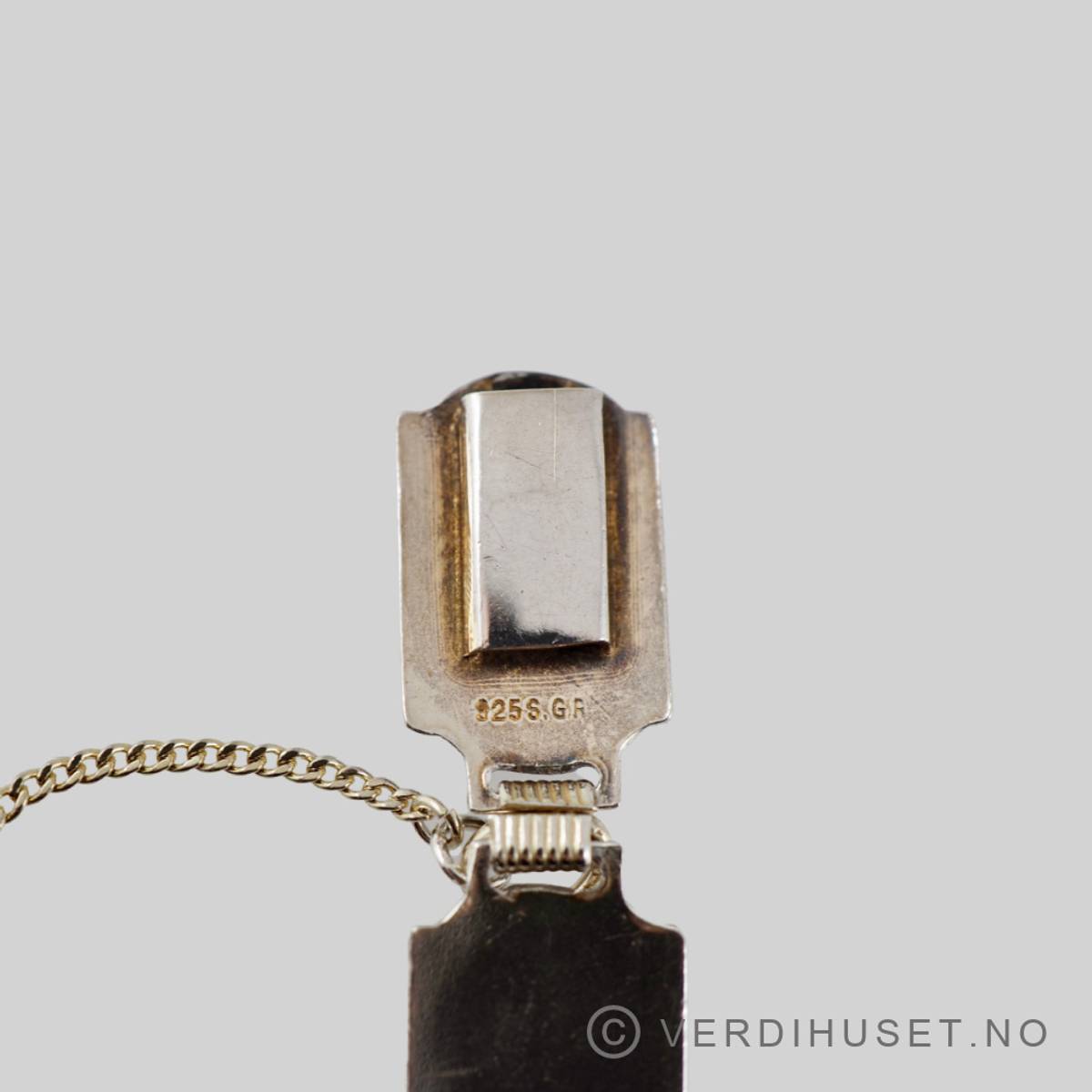 Armbånd i forgylt sølv med emalje