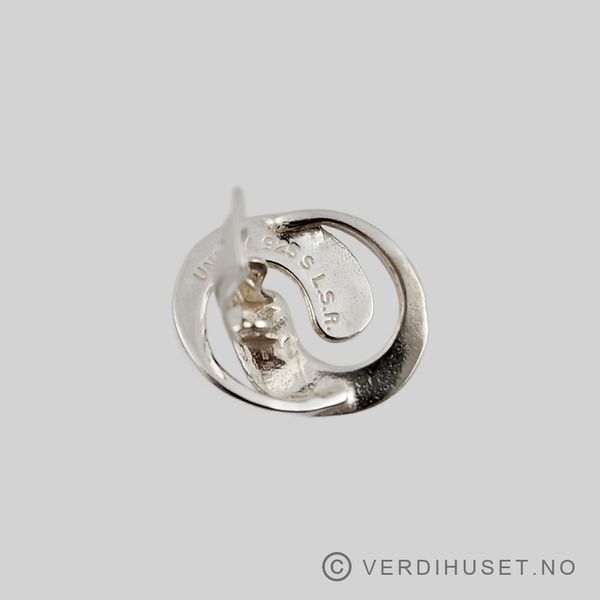 Hovedbilde Øreklips i sølv - Uni D-A