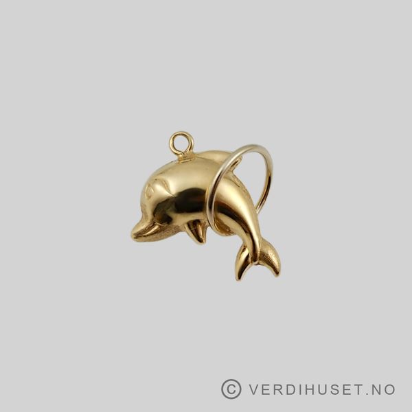 Hovedbilde Charm i 18 K gull - Delfin
