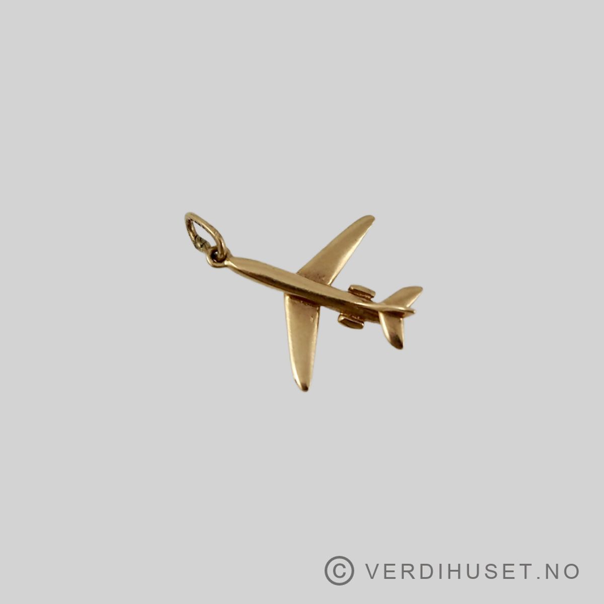 Charm i 14 K gull - Fly