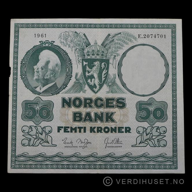 Hovedbilde 50 kr 1961 E Kv 1 (E.2074701)