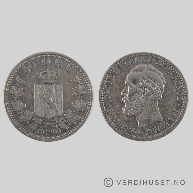 Hovedbilde 50 Øre 1900 Kv g 1