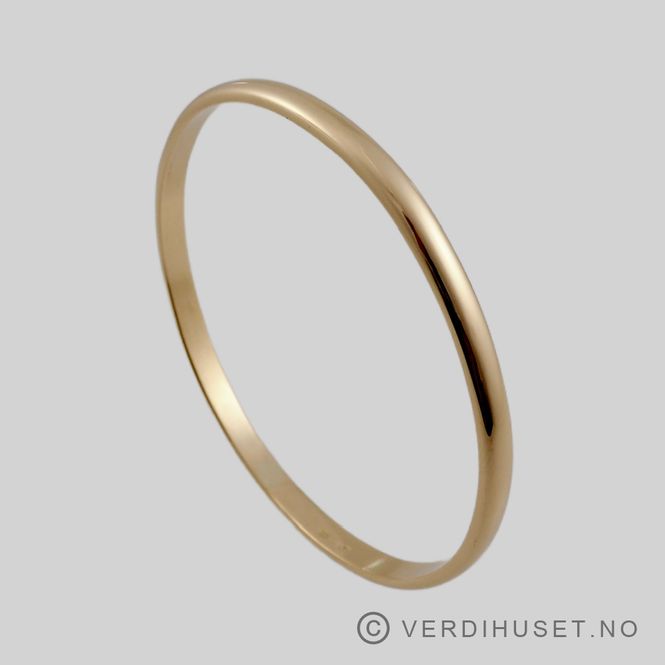 Hovedbilde Massiv armring i 14 K gull