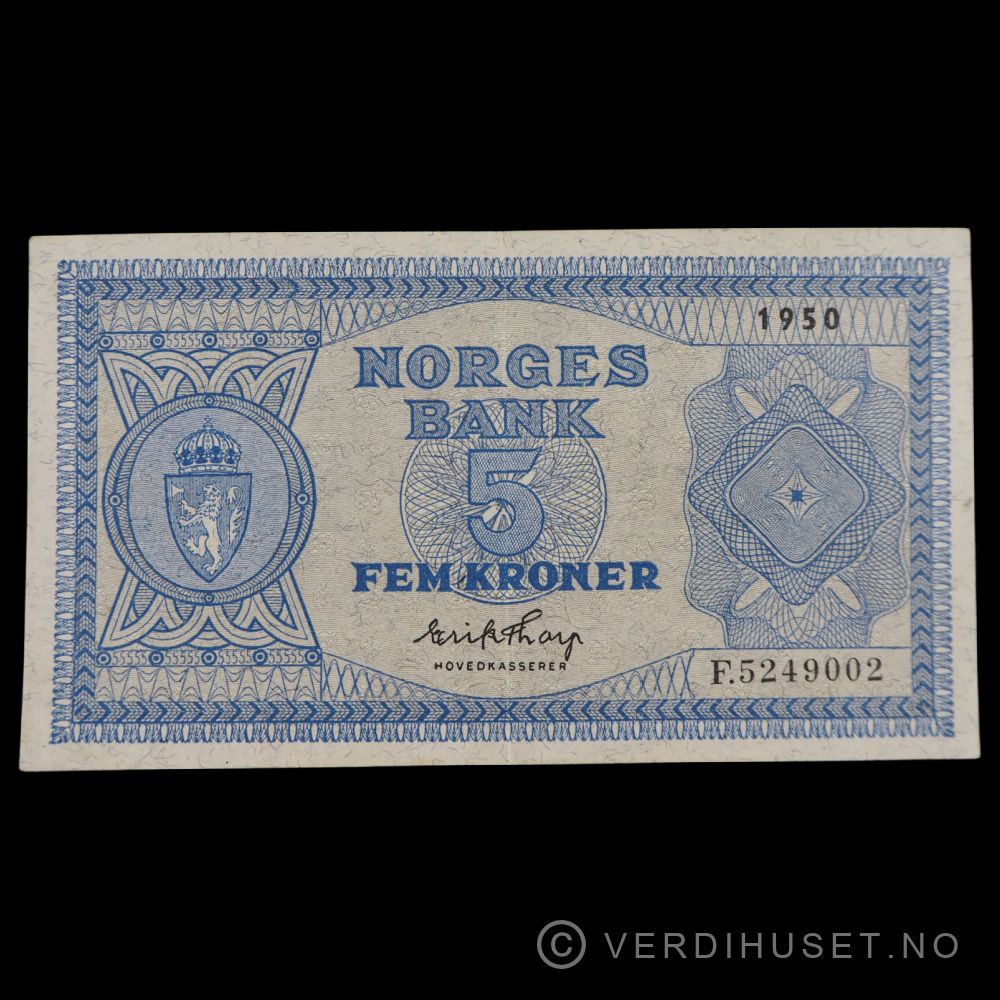 5 kr 1950 F Kv 0/01 (F.52429002)