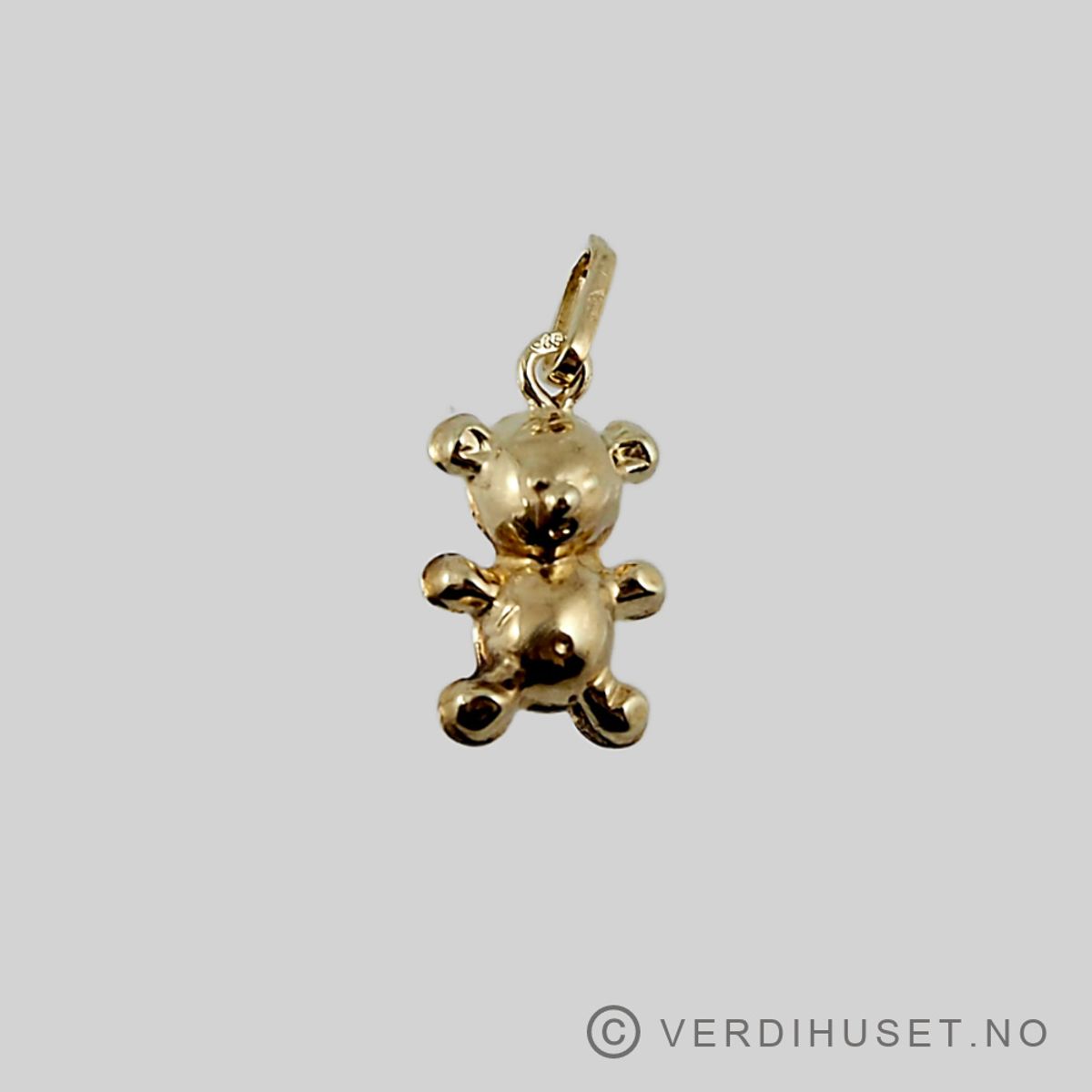 Charm i 14 K gull - Bamse