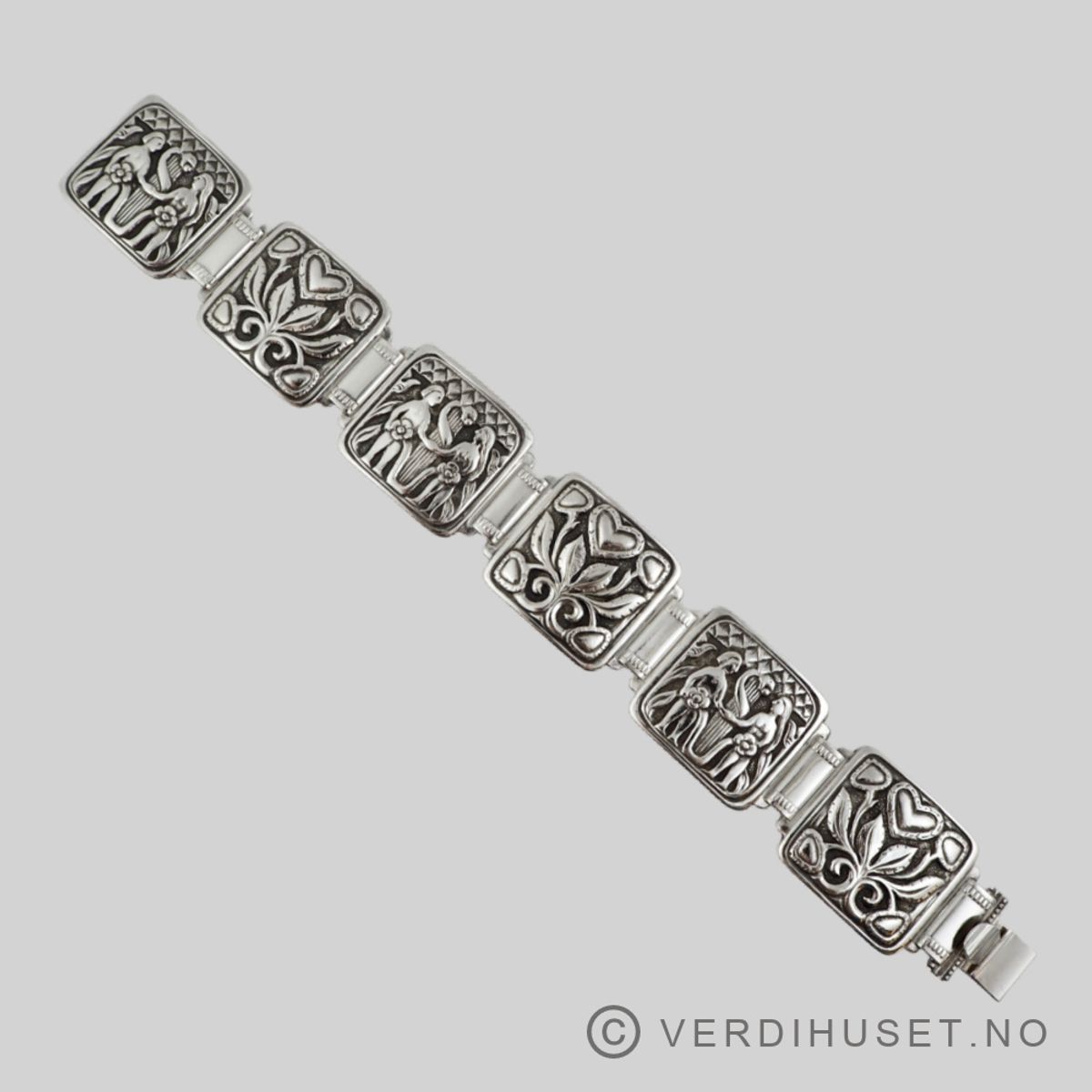 Armbånd i sølv - D-A