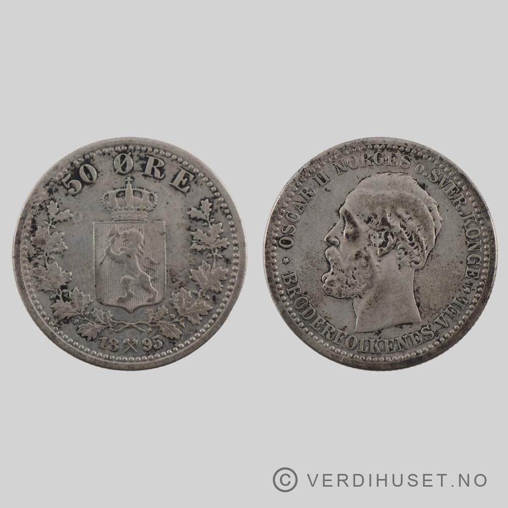 50 Øre 1895 Kv g1