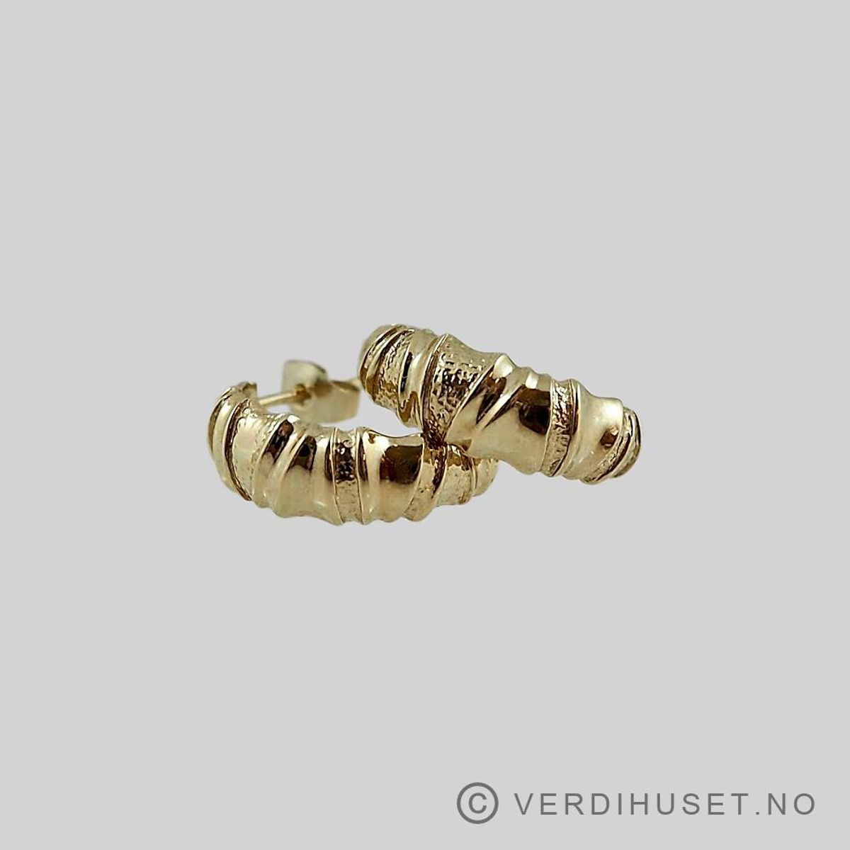 Øreringer i 14 K gull