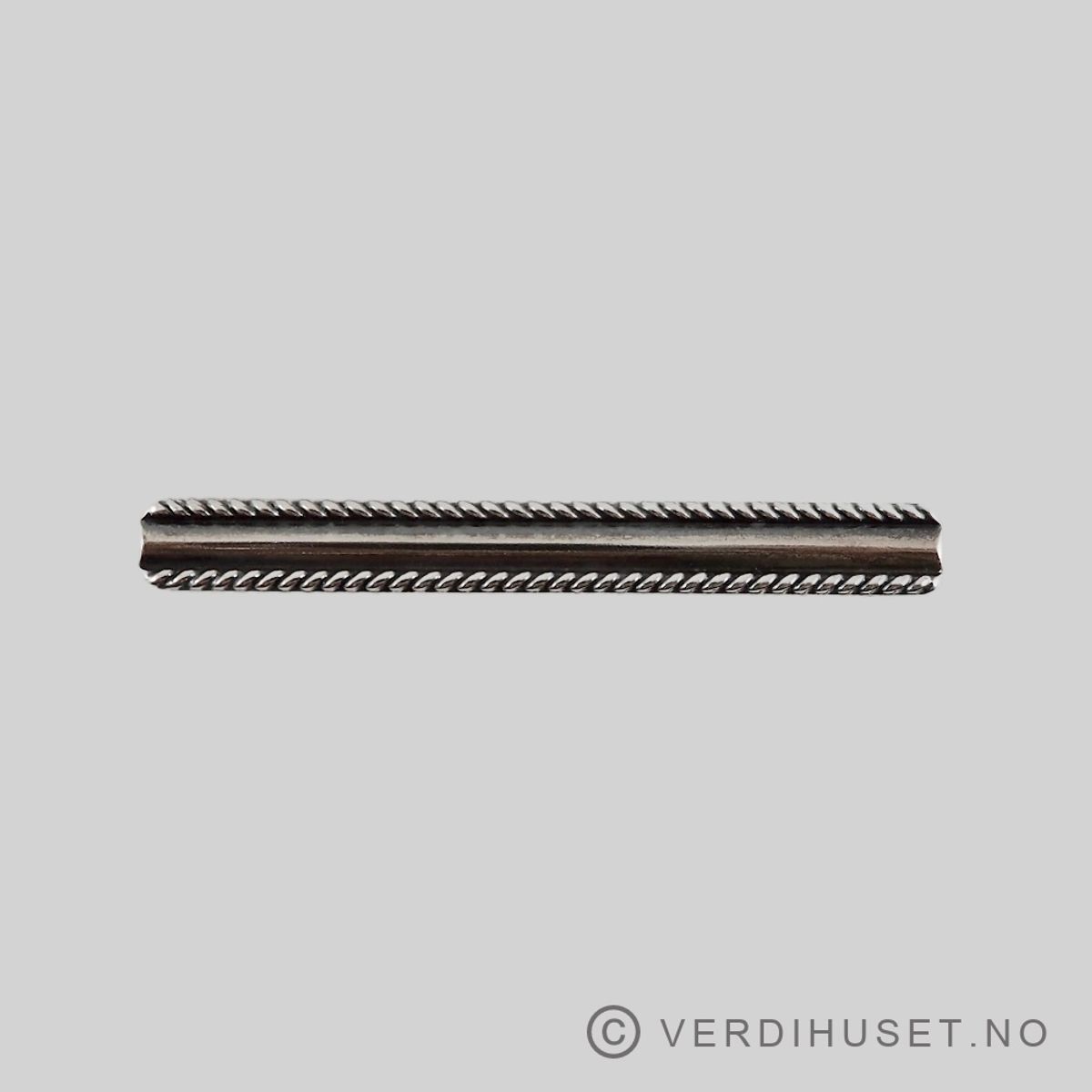 Slipsnål i oksidert sølv - D-A