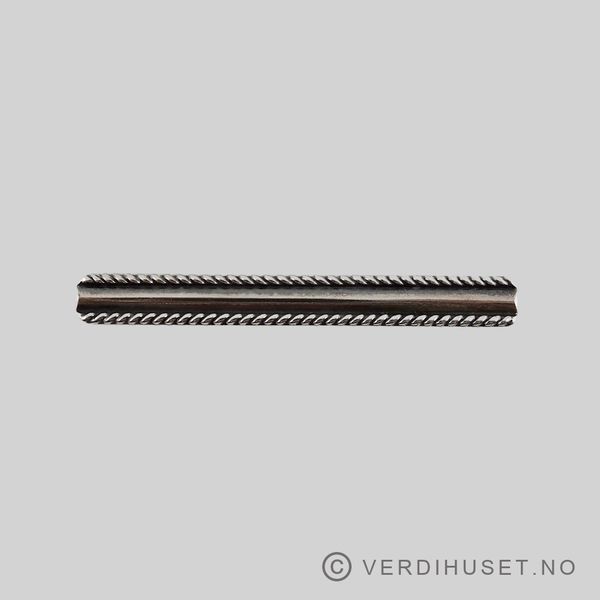 Hovedbilde Slipsnål i oksidert sølv - D-A