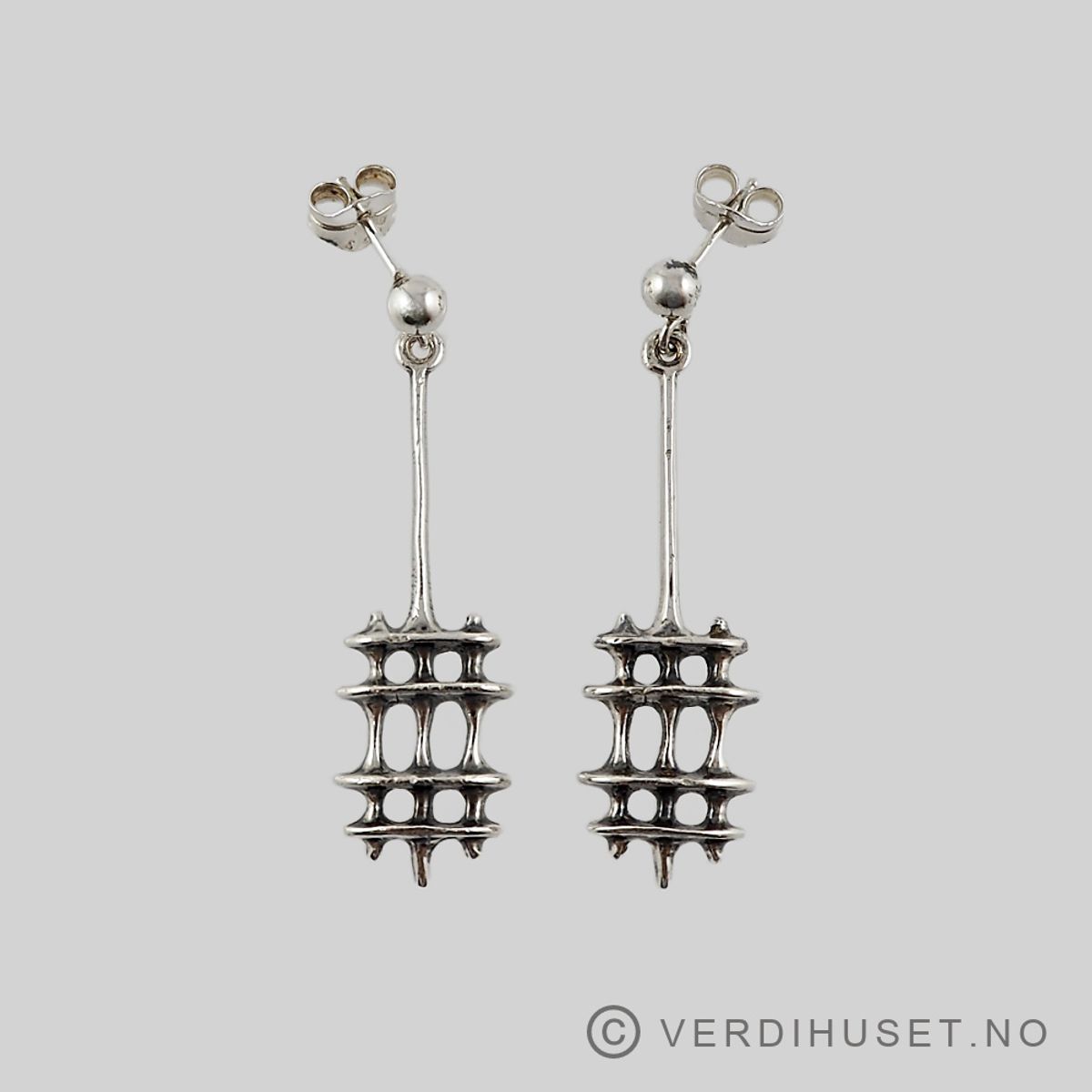 Ørepynt i sølv - Uni D-A