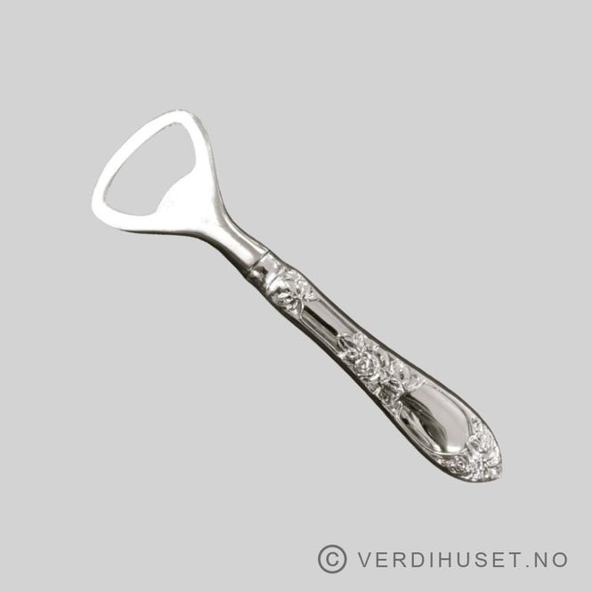 Hovedbilde Flaskeåpner, stor - 13,5 cm - Opphøiet Rose