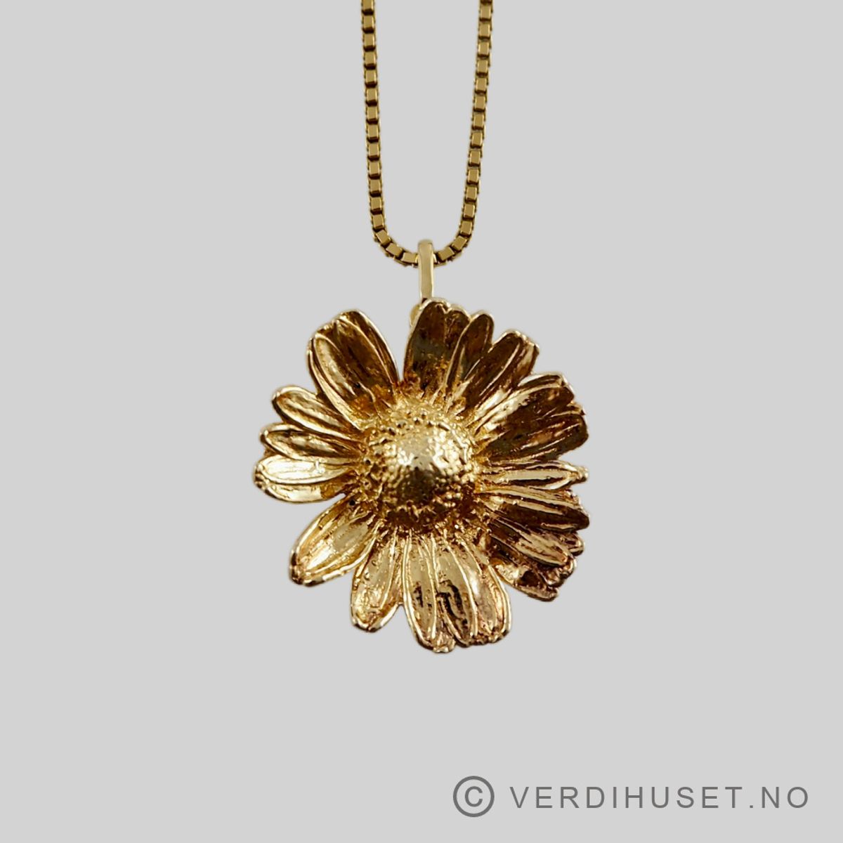 Anheng i gullforgylt sølv