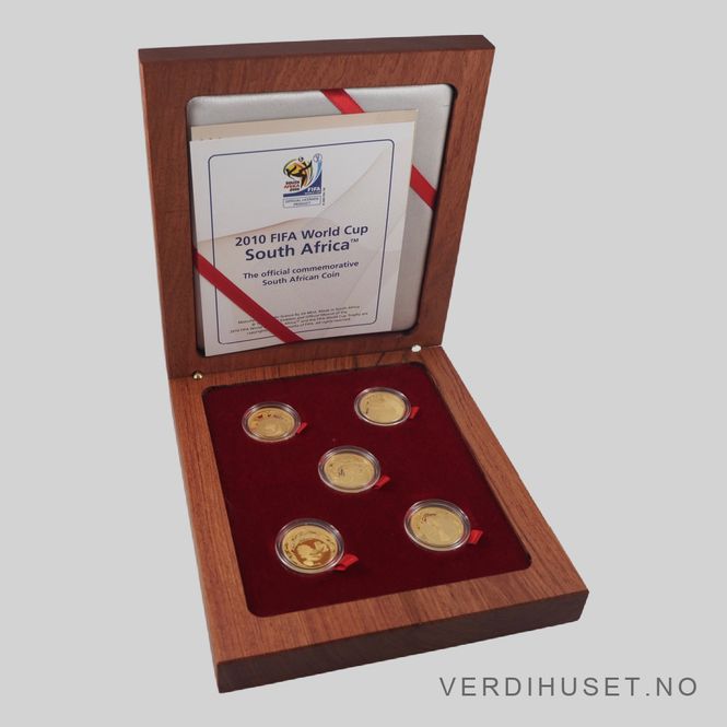 Hovedbilde Myntsett fra Sør Afrika - VM i fotball 2006-2010 ...