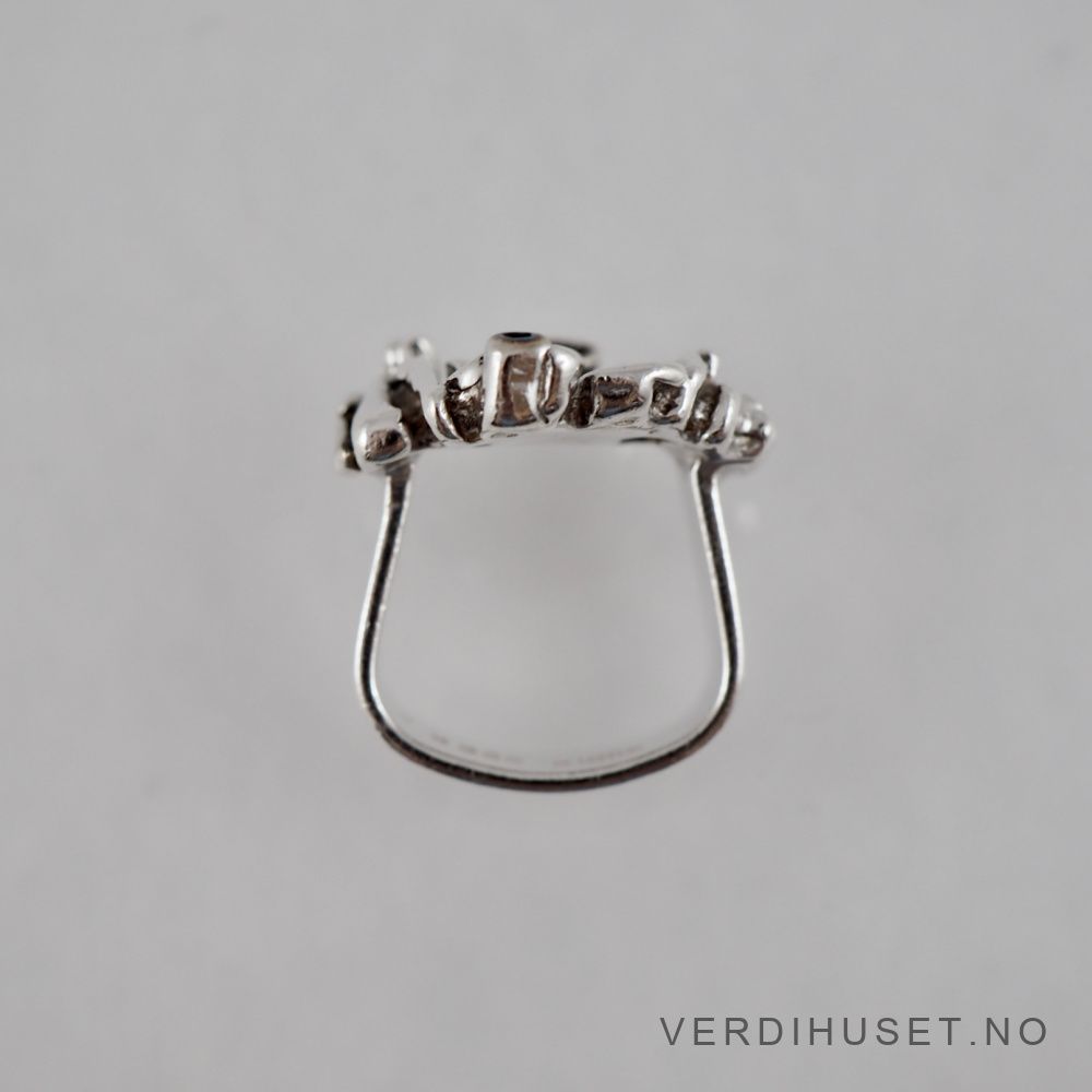 Ring i sølv - Juhls, Kautokeino