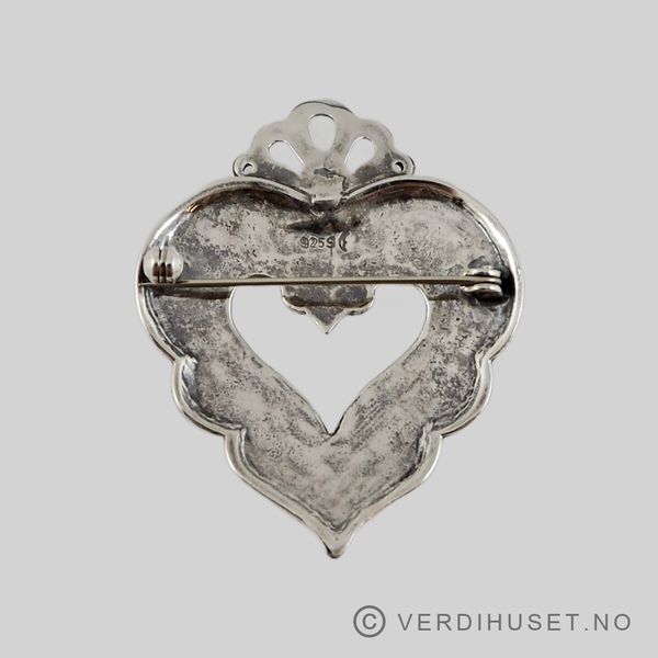 Hovedbilde Brosje i sølv - Huldresølv