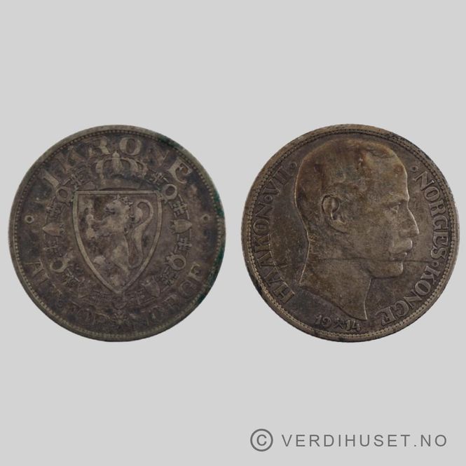 Hovedbilde 1 Kr 1914 Kv s1+