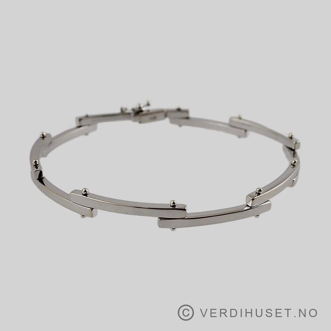 Hovedbilde Armbånd i 14 K hvitt gull